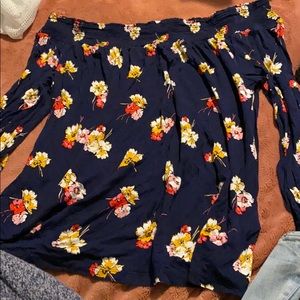 Off the shoulder blouse